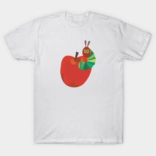 The very hungry caterpillar - Apple T-Shirt